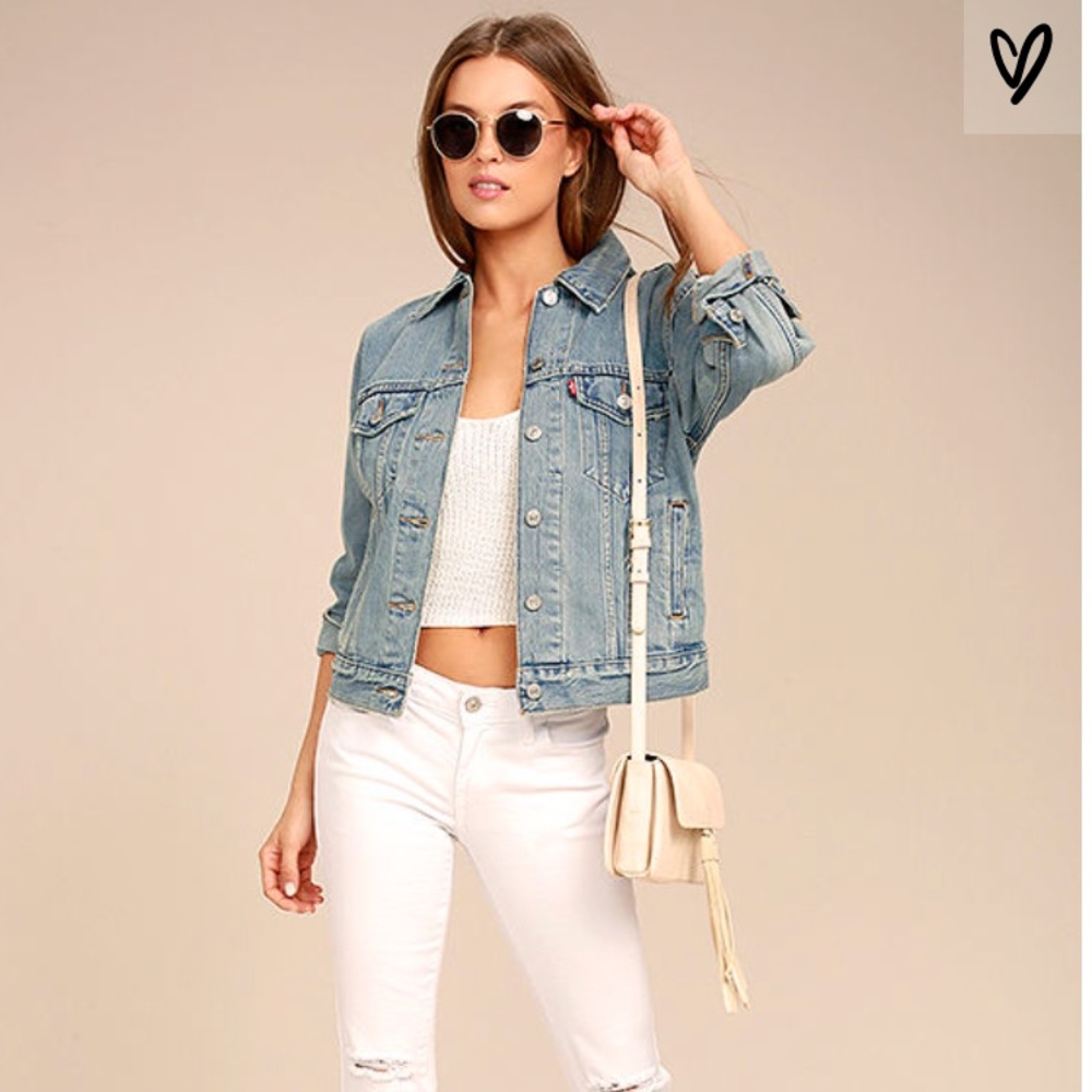 Levi’s Ex Boyfriend Trucker LightWash Denim Jacket